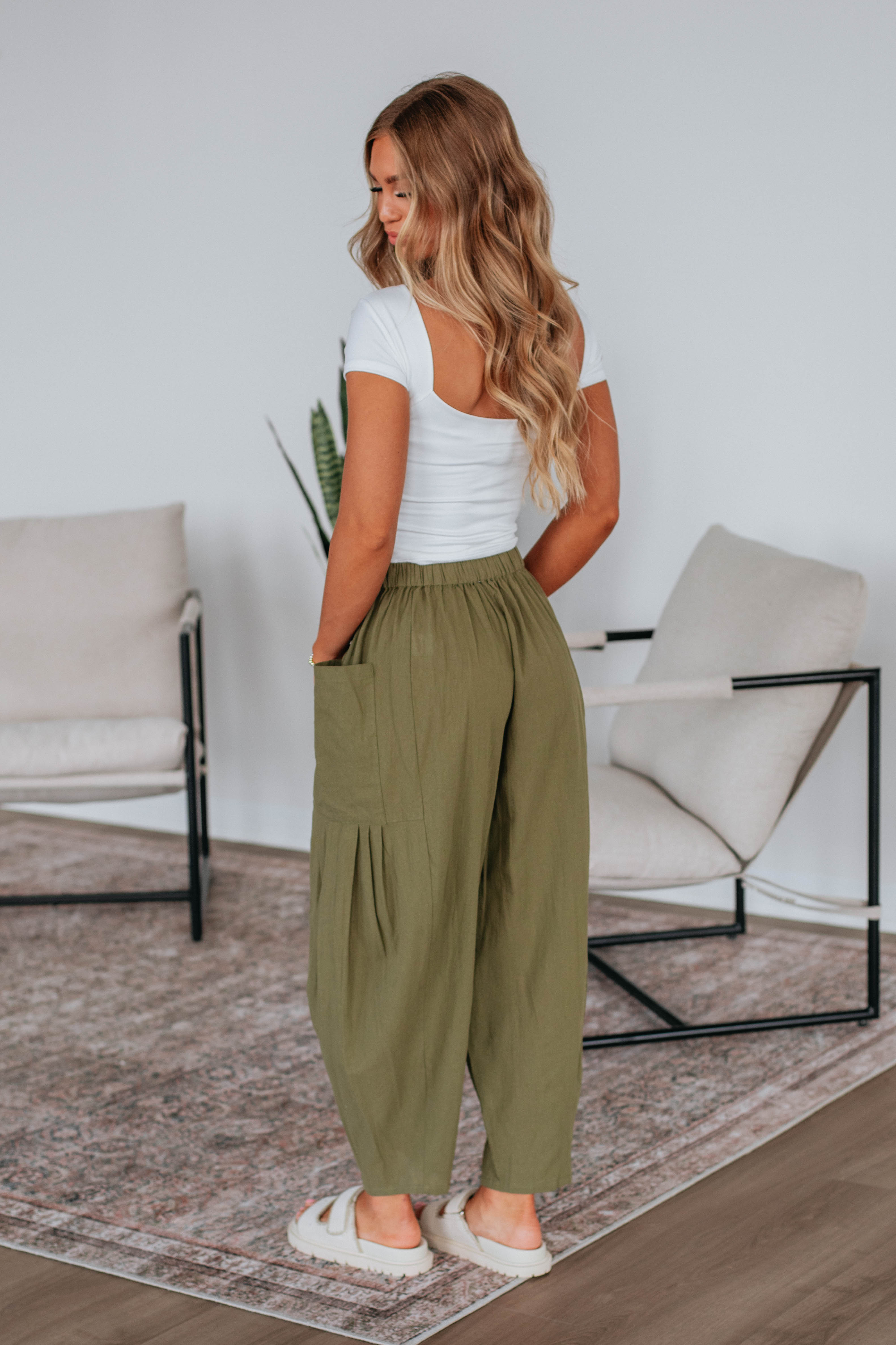 Adeera Pants - Burnt Olive