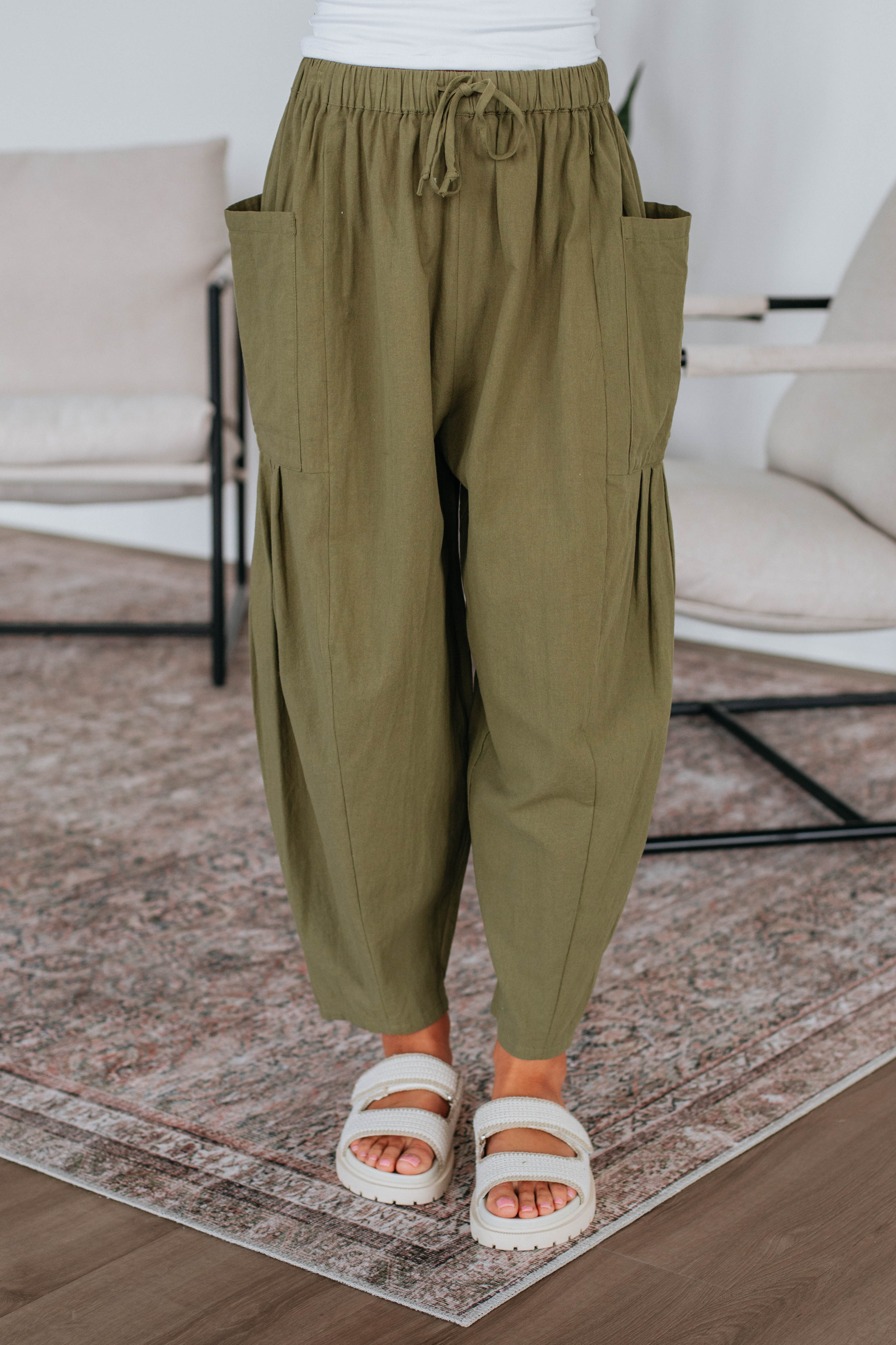 Adeera Pants - Burnt Olive