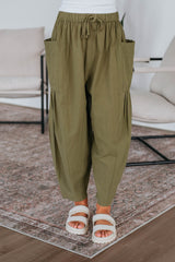Adeera Pants - Burnt Olive