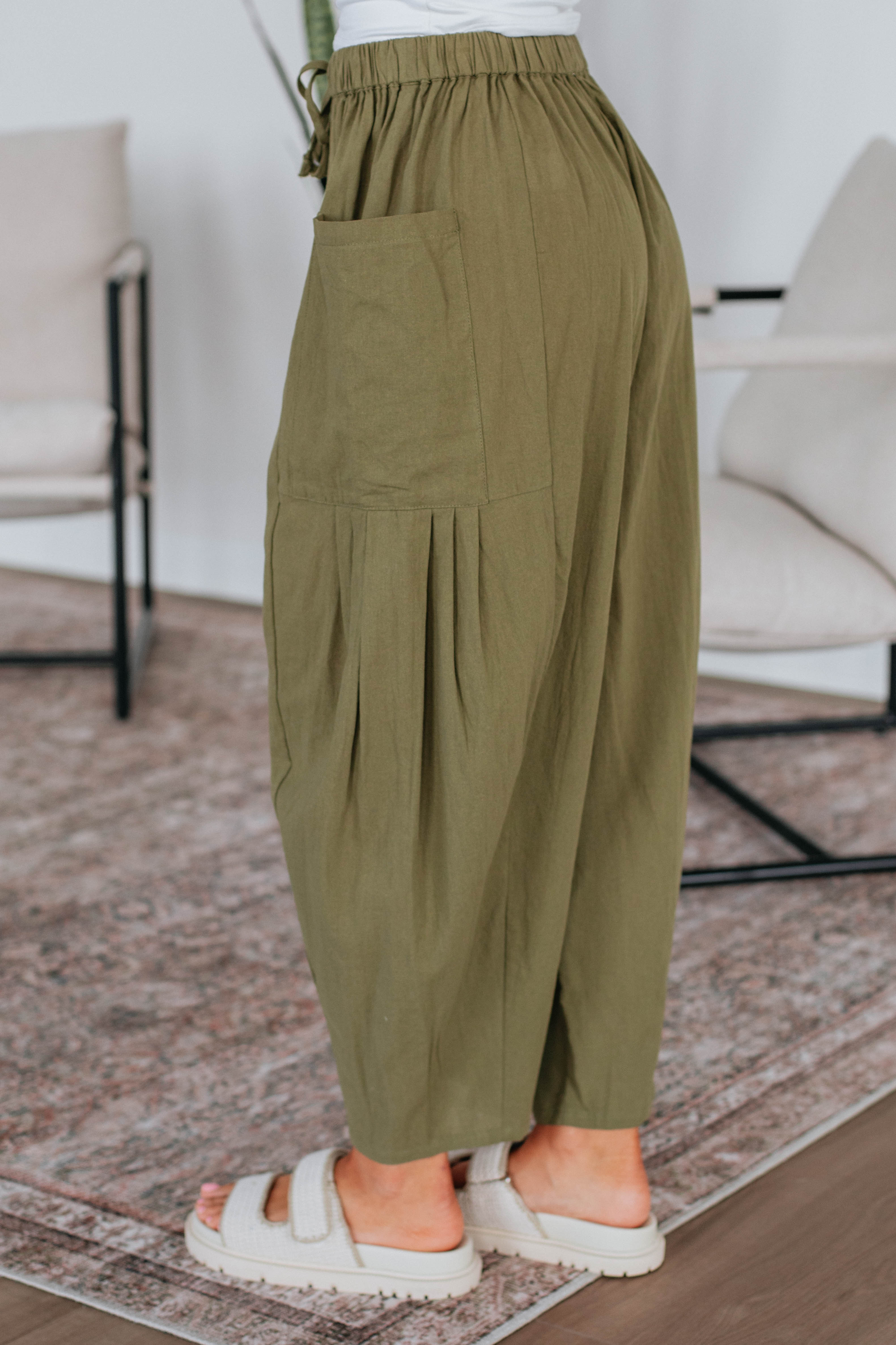 Adeera Pants - Burnt Olive