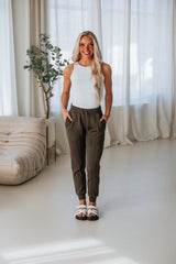 Alex Active Joggers - Moss