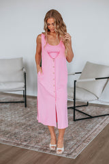 Alina Two-Piece Dress Set - Bubblegum