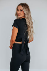 Alita Twist Front Top - Black