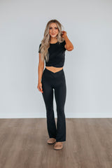 Alita Twist Front Top - Black
