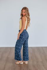 Alysia Floral Denim Pants