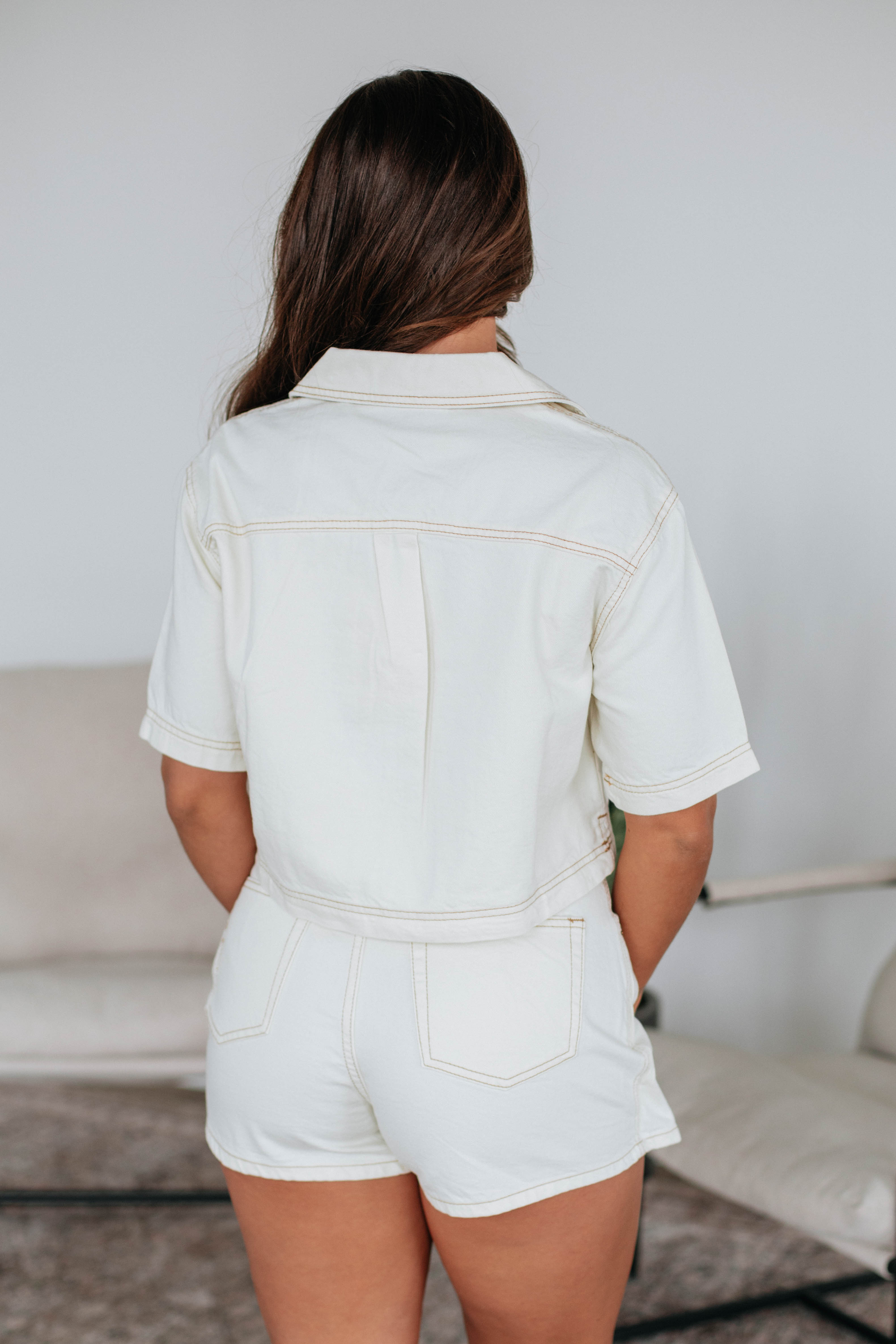 Amayah Denim Top