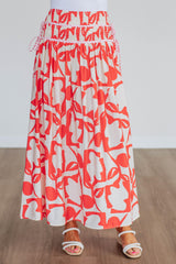Ambria Maxi Skirt - Poppy Mix