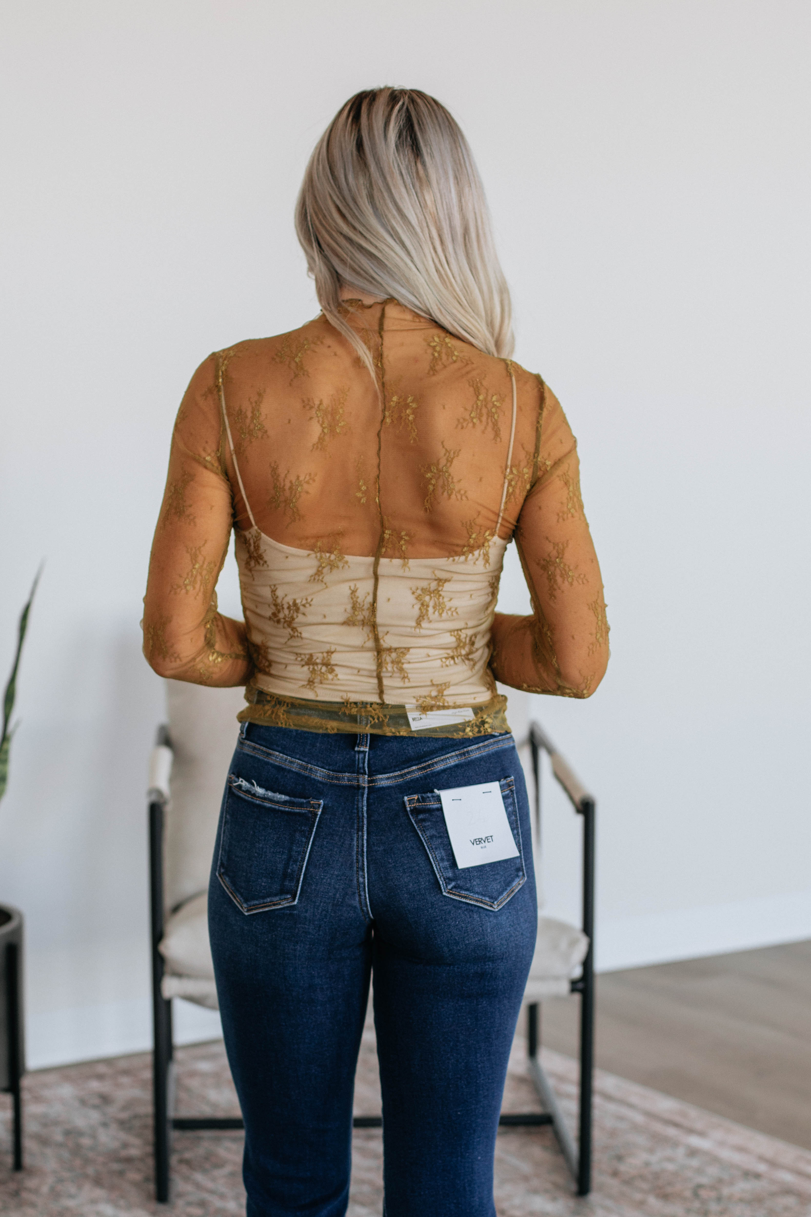 Asa Lace Top - Citron
