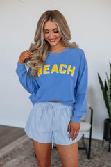 Denver Striped Shorts - Powder Blue Mix