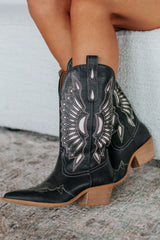 Someone Else's Problem Cowgirl Boots - Black