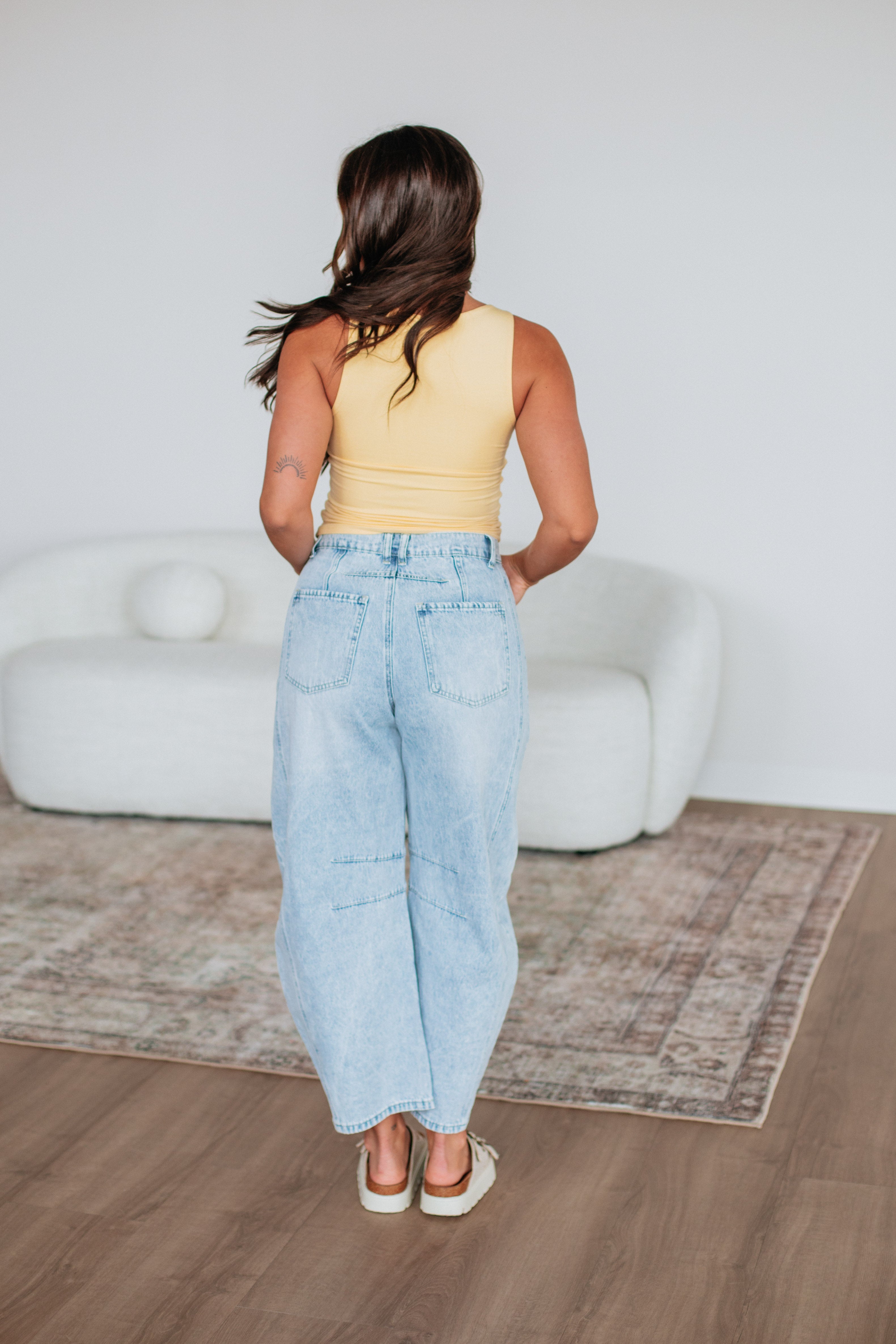 Briony Denim Barrel Pants