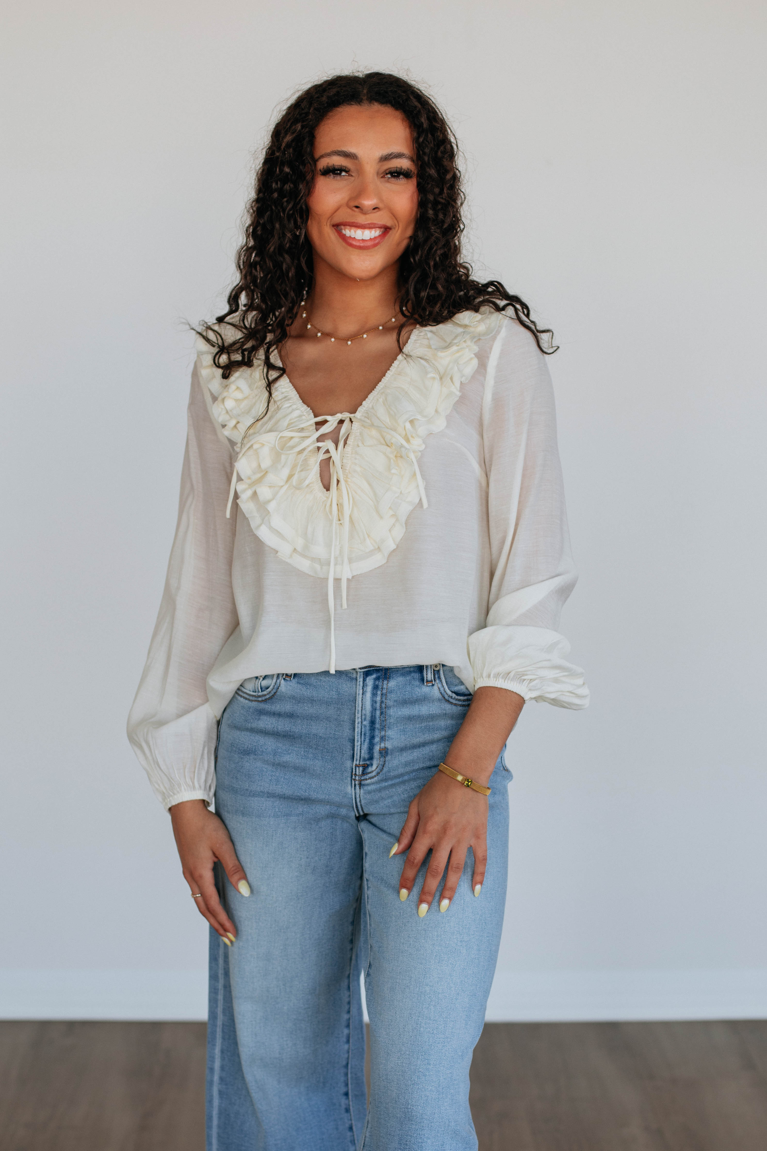 Kamilla Blouse - Ivory