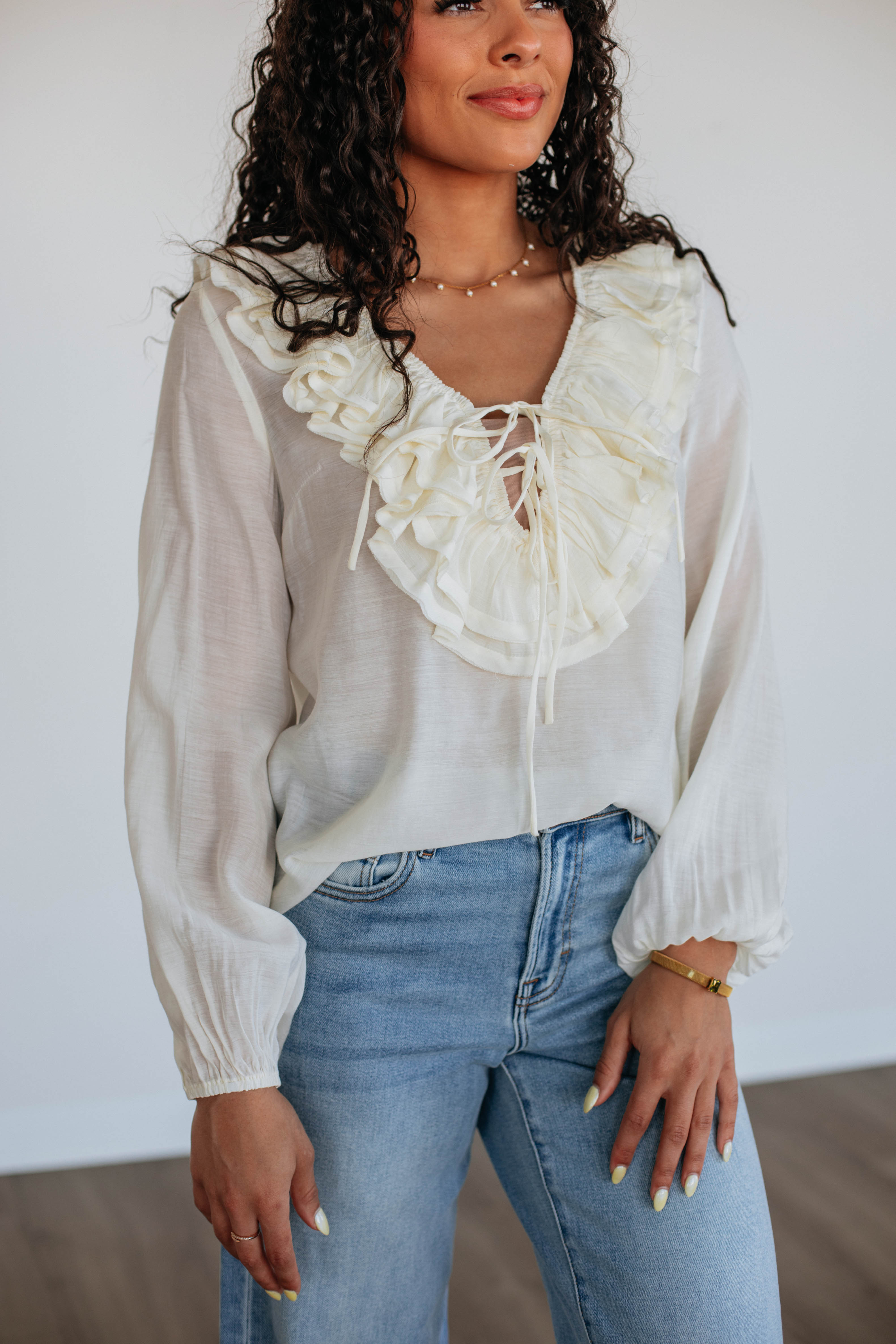 Kamilla Blouse - Ivory