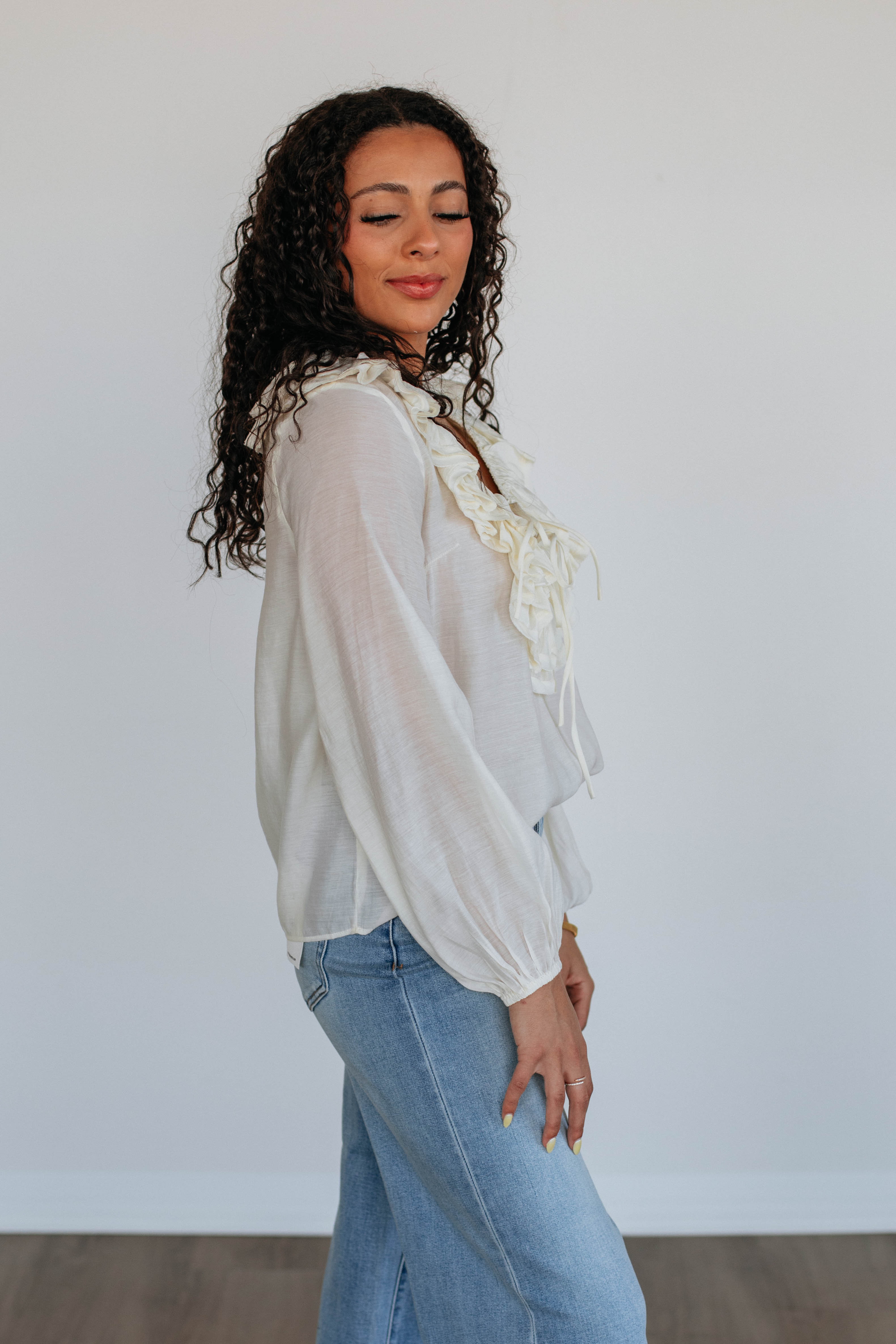 Kamilla Blouse - Ivory