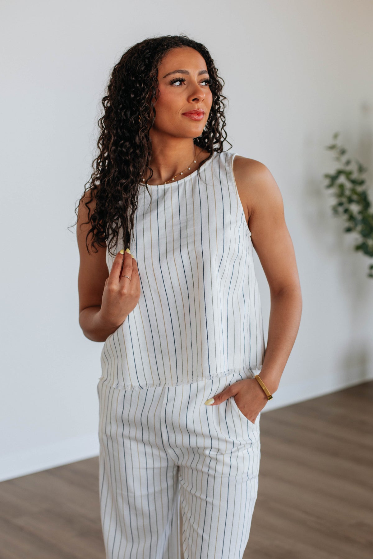 Reyna Striped Top