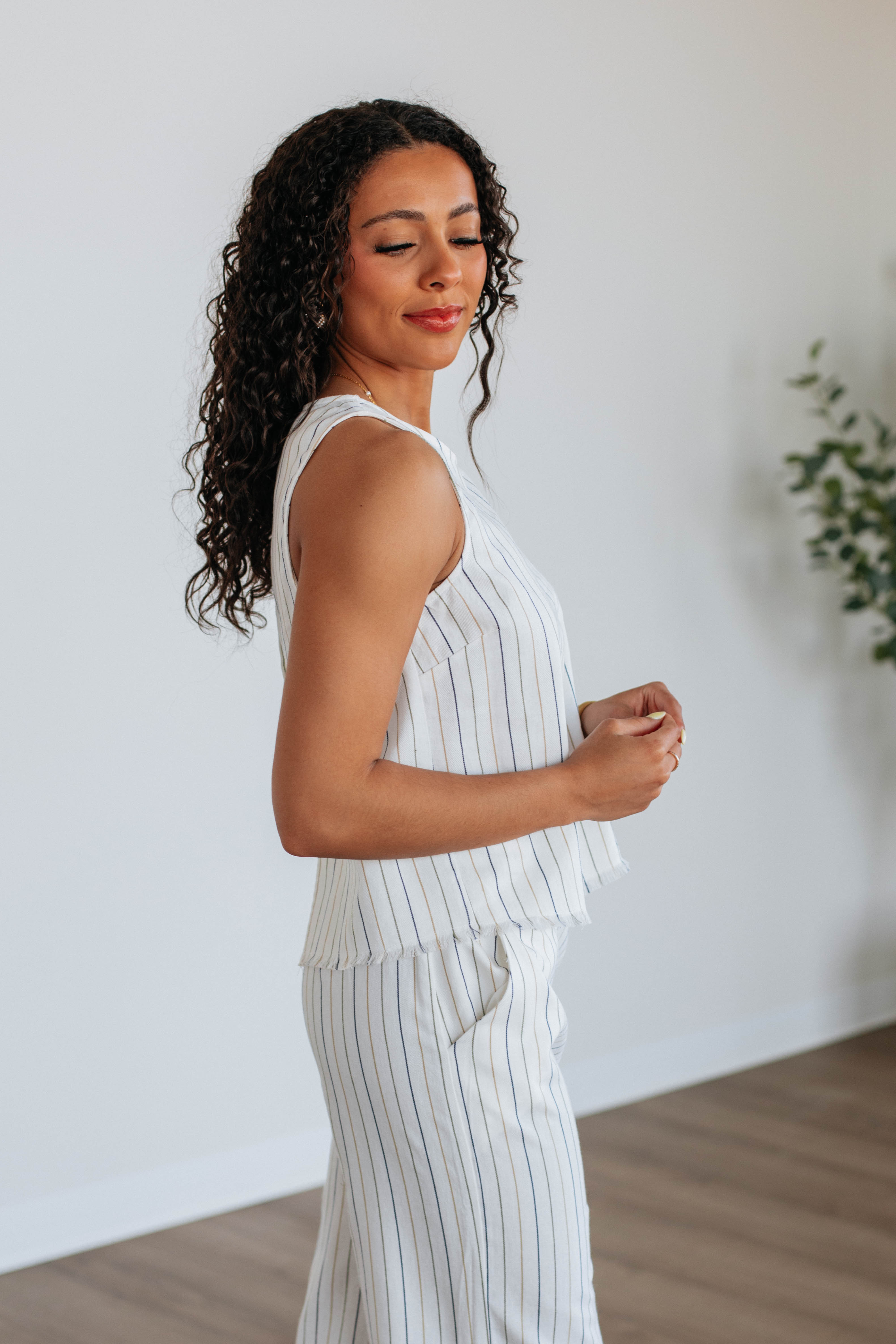 Reyna Striped Top