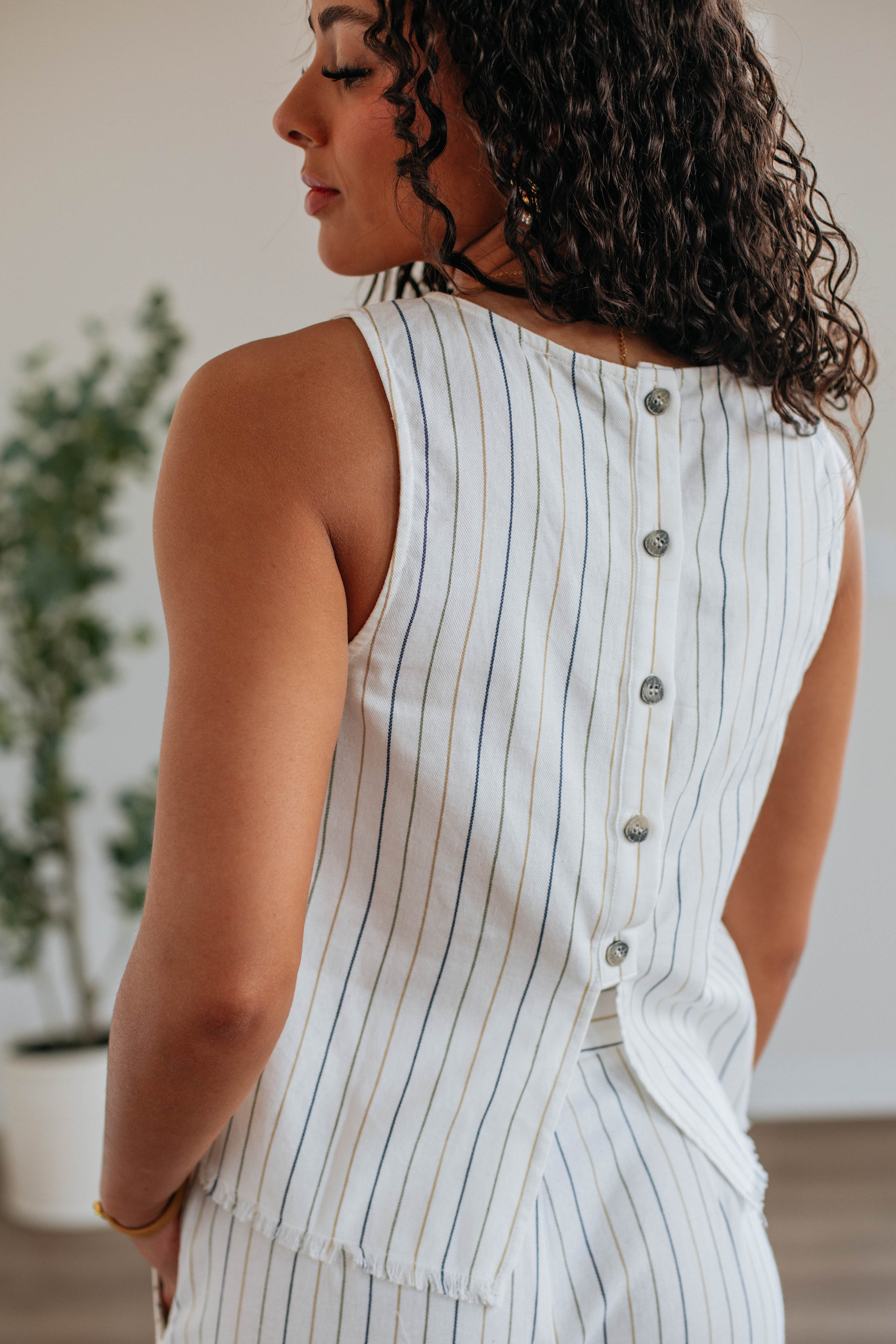 Reyna Striped Top