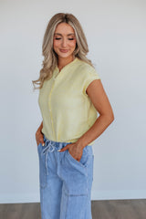 Camry Cardigan Top - Butter