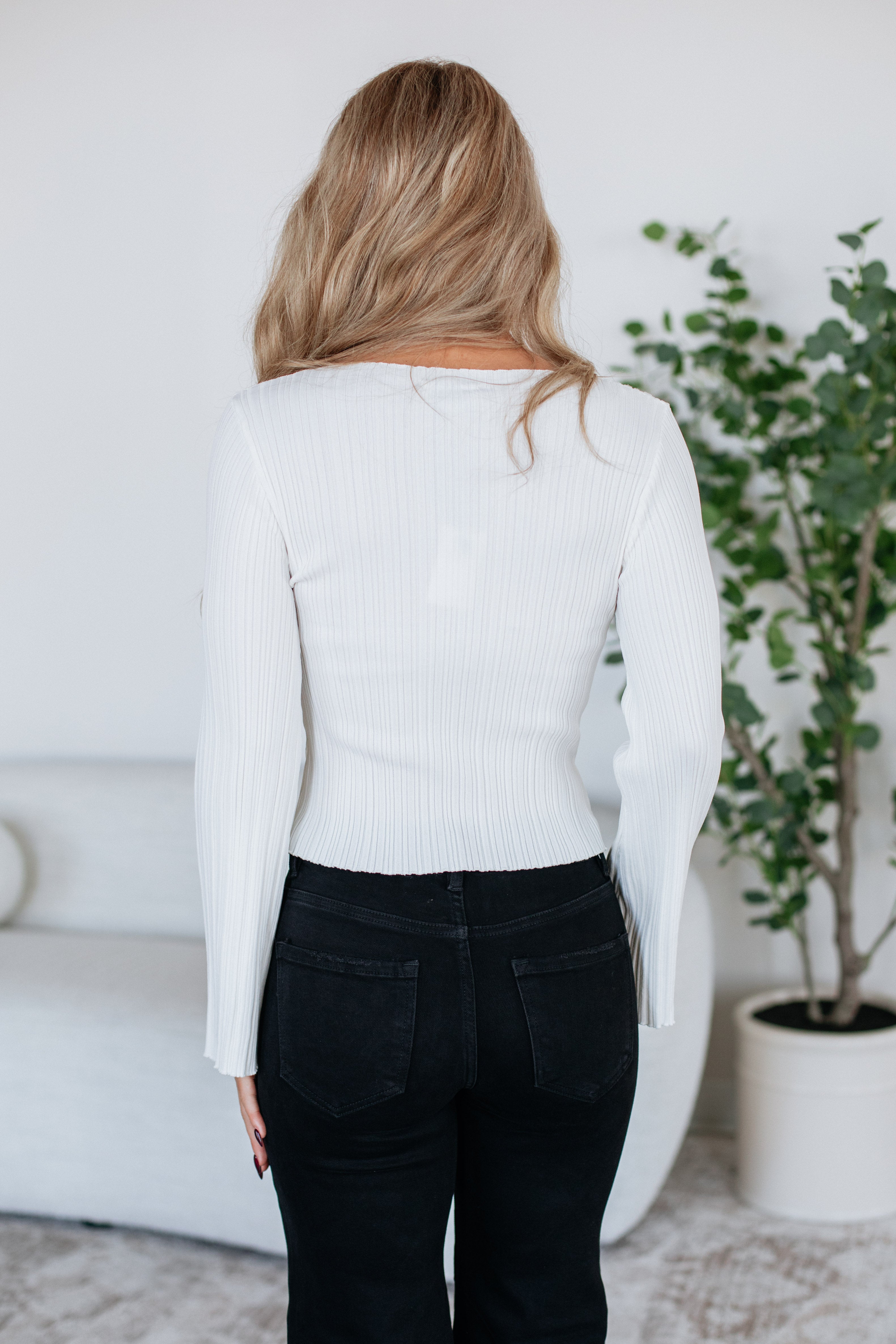 Jade Ribbed Top