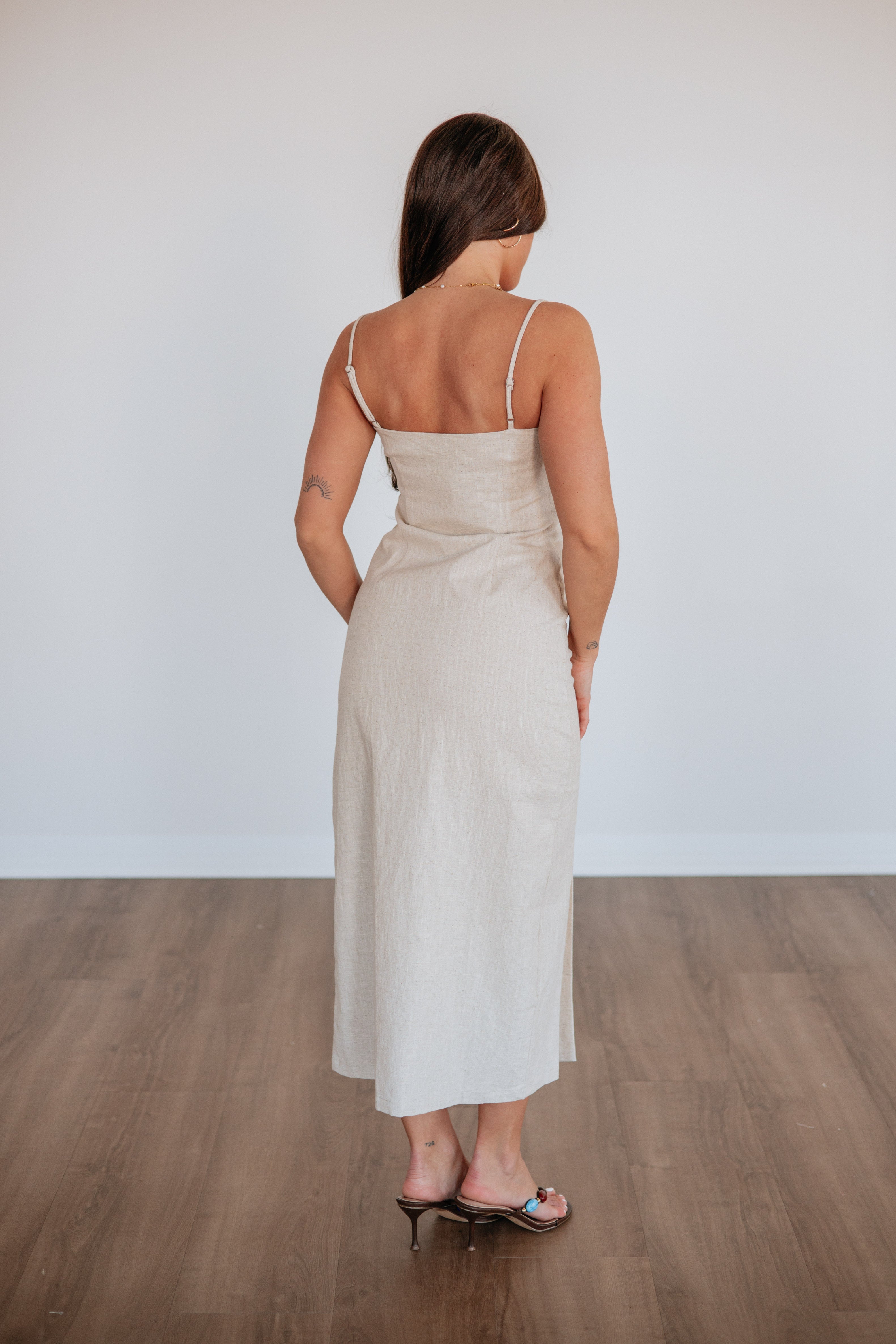 Clarinda Linen Dress
