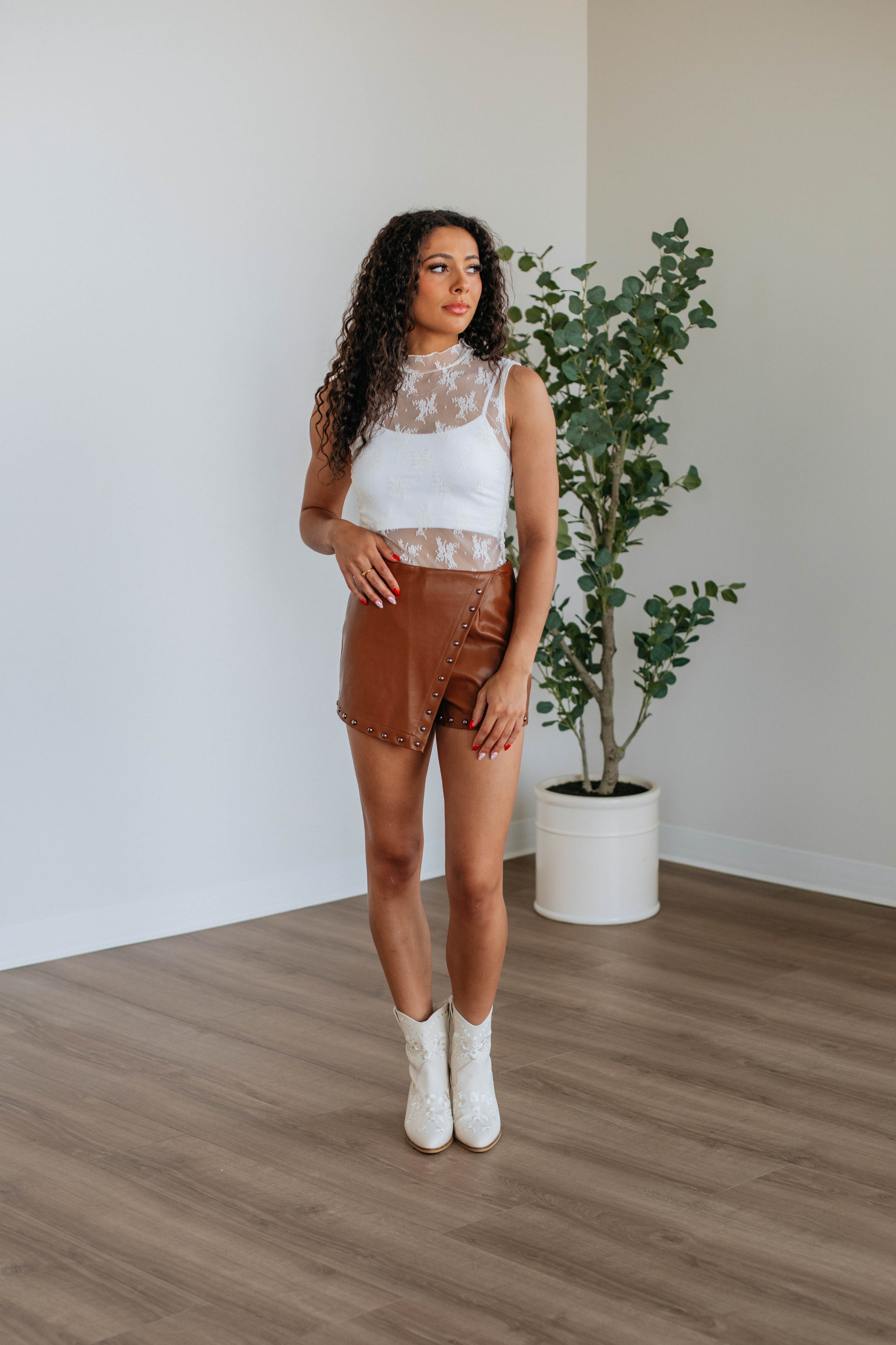 Lessie Lace Top - Ivory