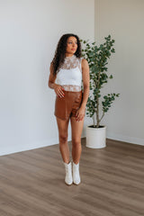 Lessie Lace Top - Ivory