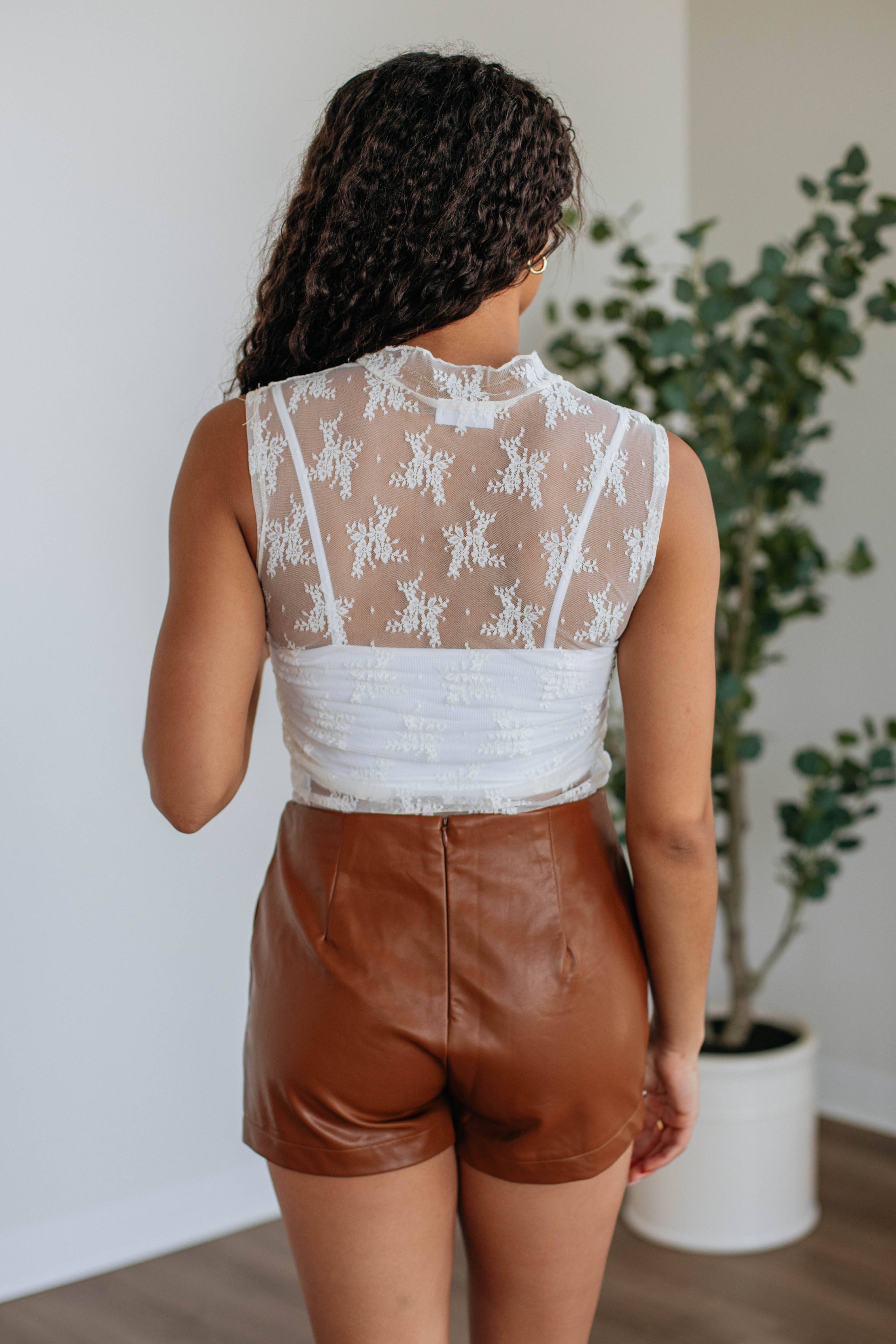 Lessie Lace Top - Ivory