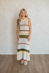 Suni Crochet Striped Dress