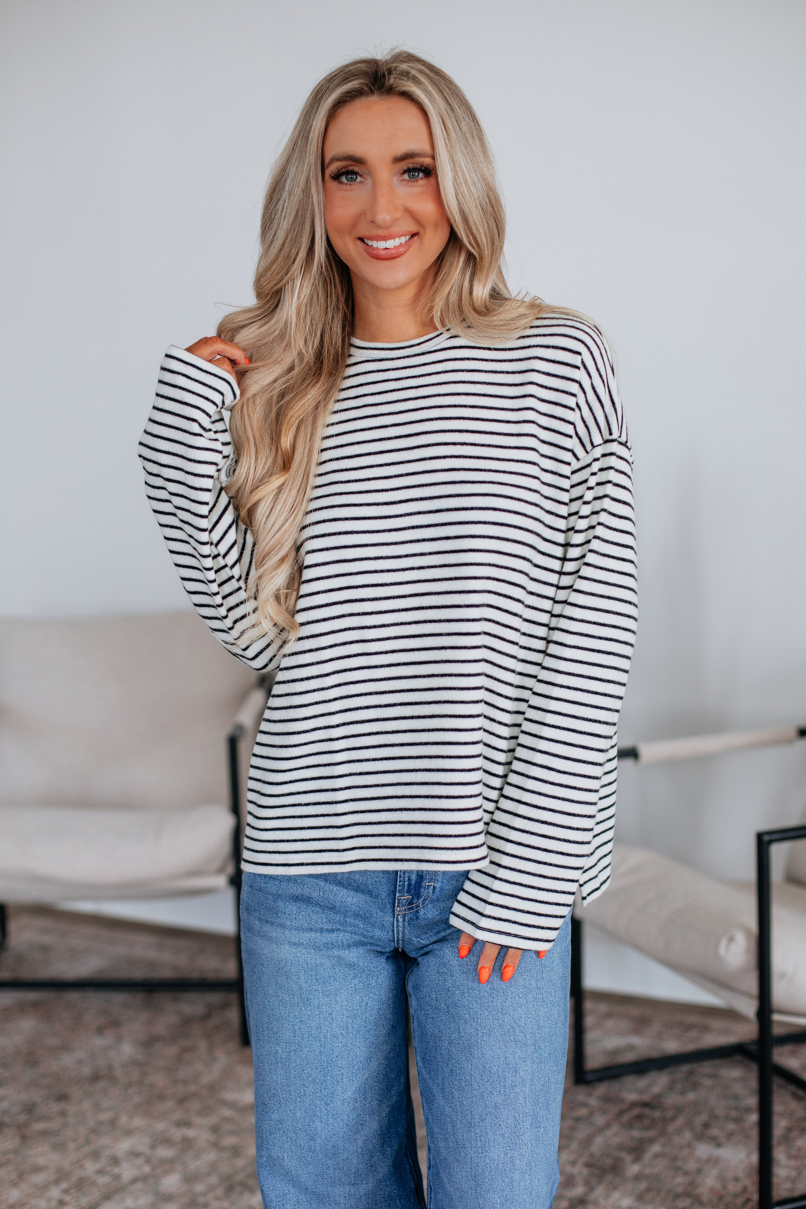 Bowden Striped Top