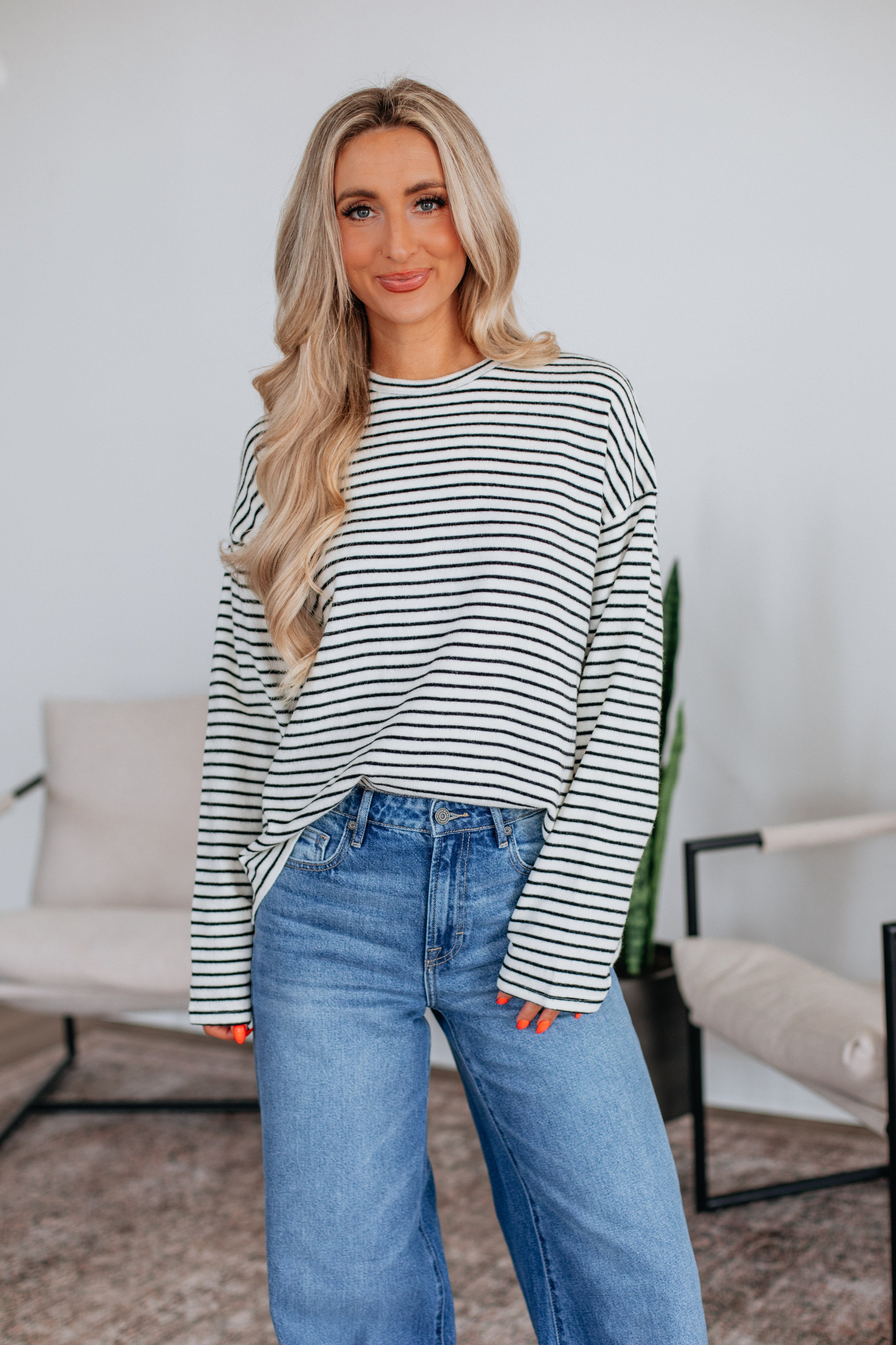Bowden Striped Top