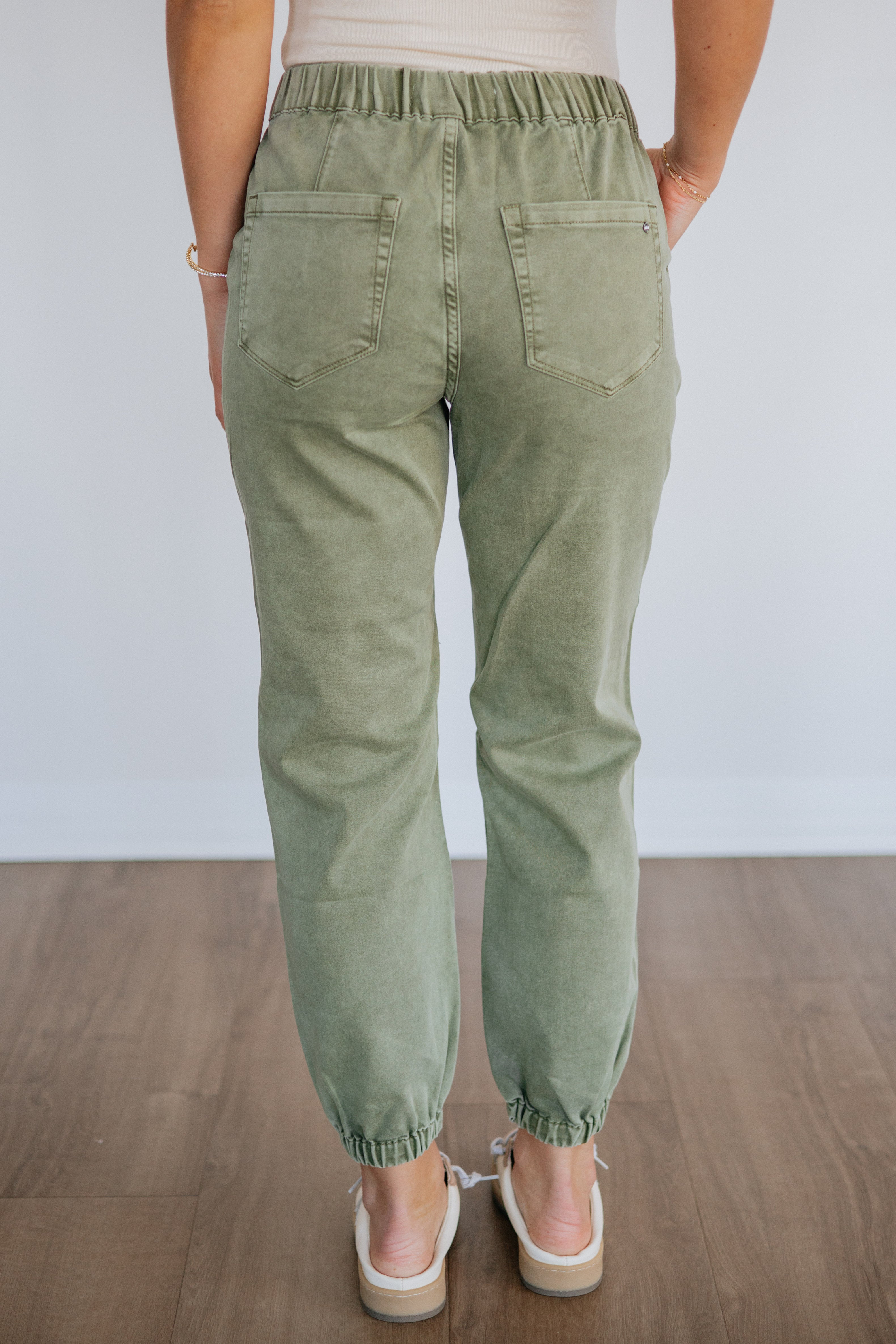 Drea Mica Joggers - Olive