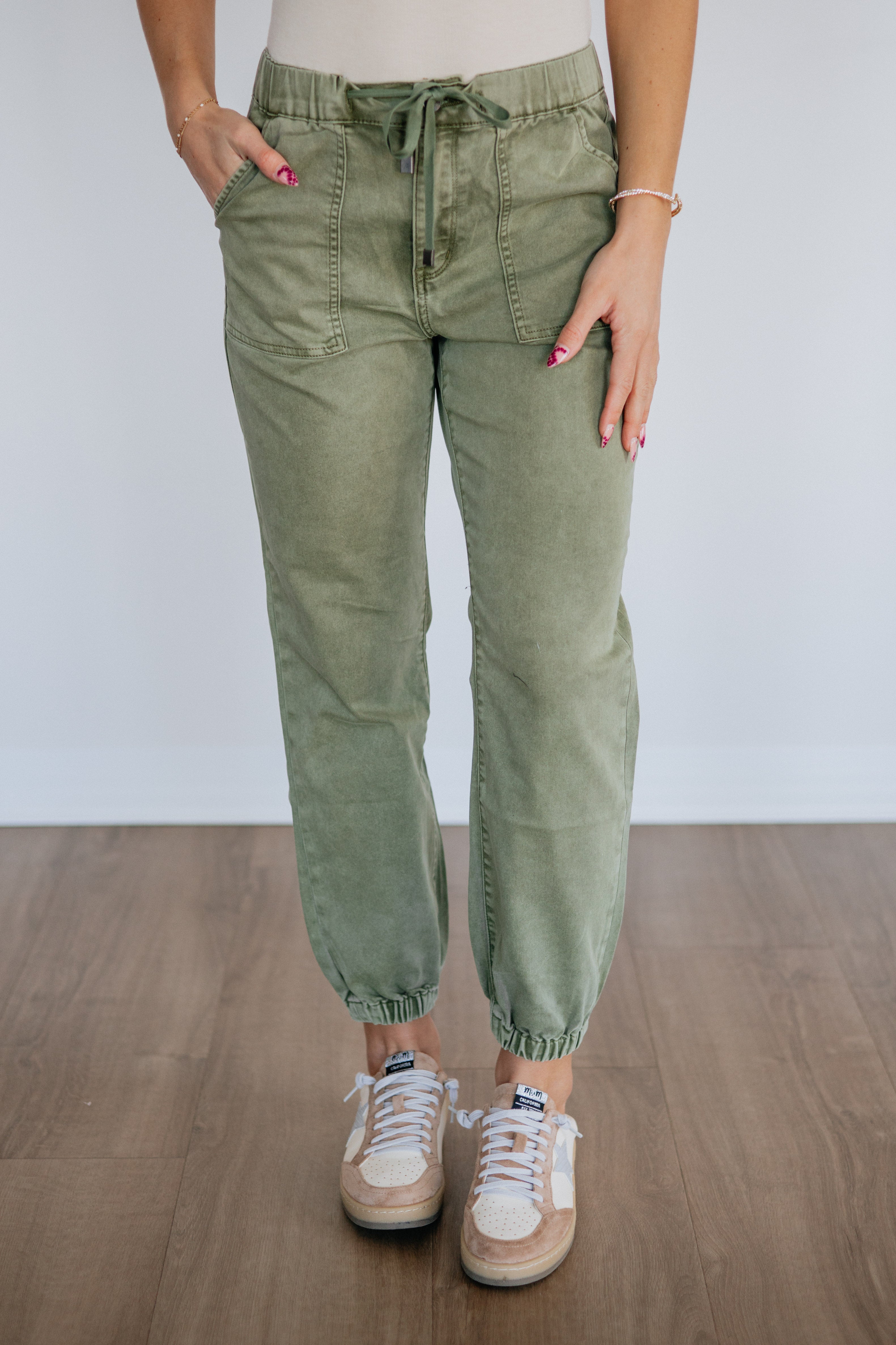 Drea Mica Joggers - Olive