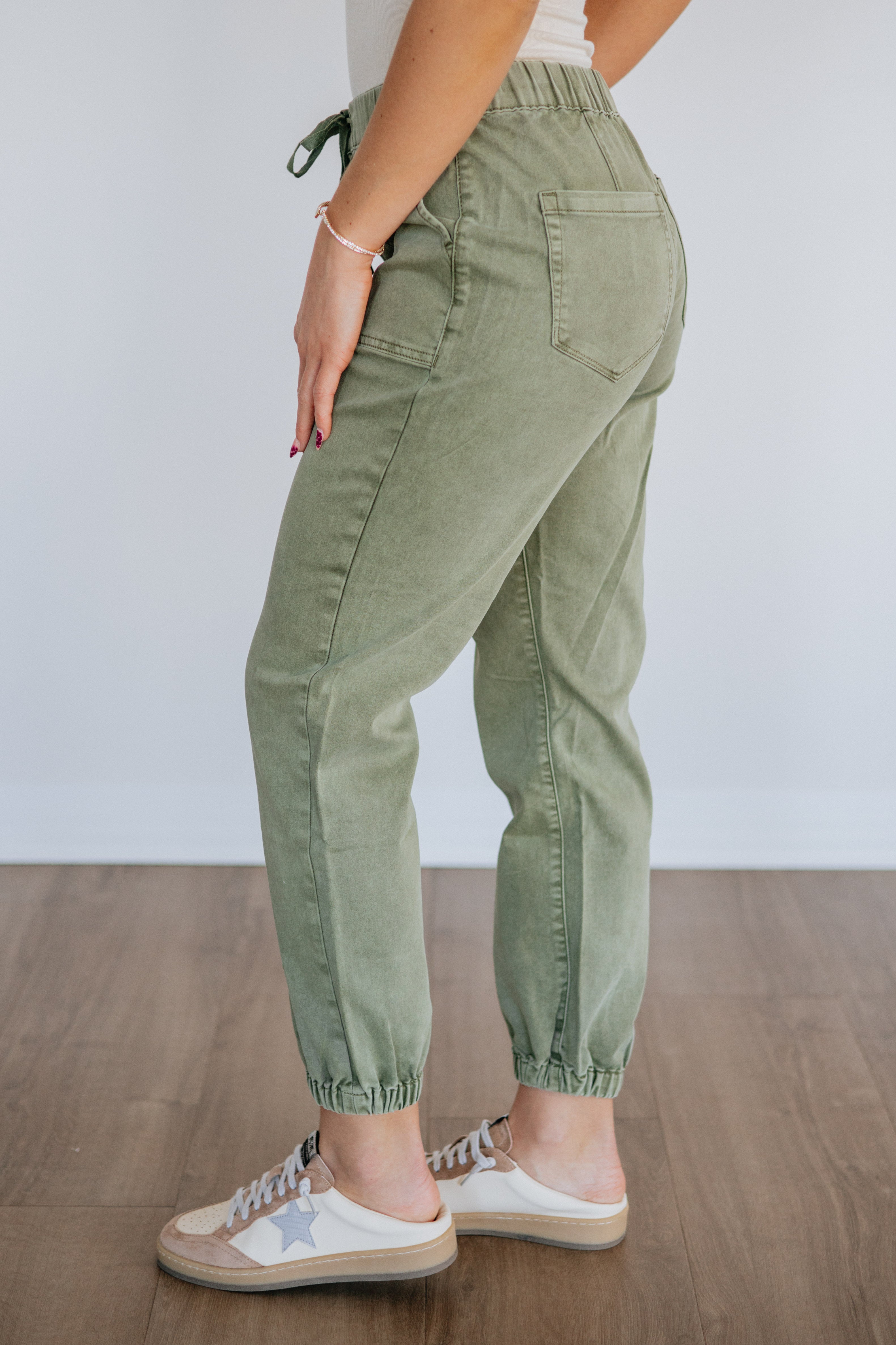 Drea Mica Joggers - Olive