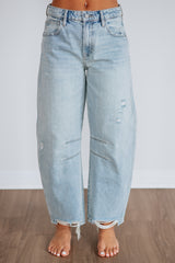 Sammie Hidden Jeans - Vintage Light Wash