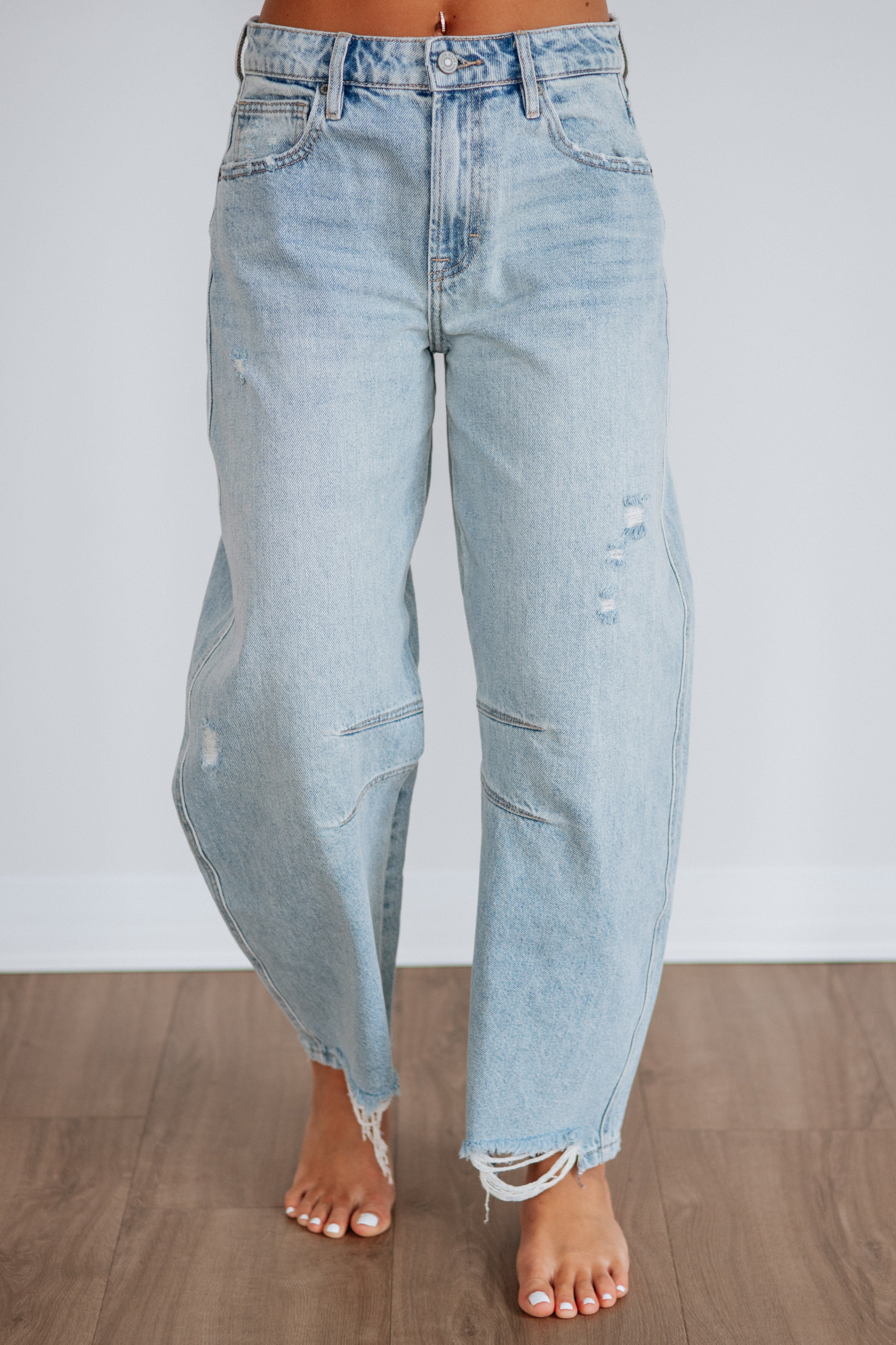 Sammie Hidden Jeans - Vintage Light Wash