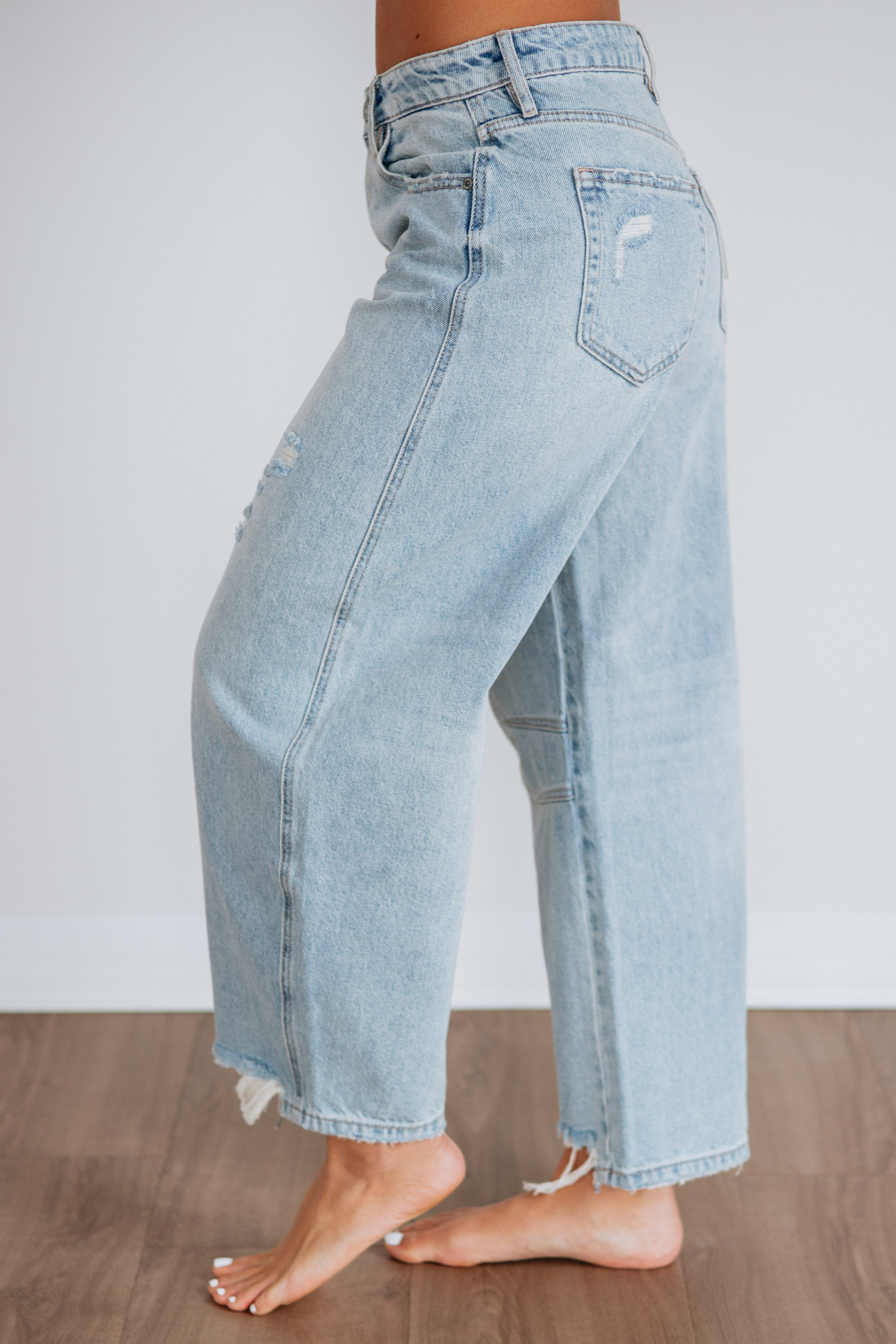 Sammie Hidden Jeans - Vintage Light Wash