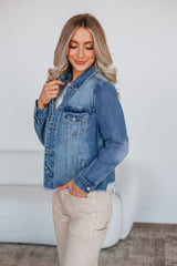 Hugo Mica Denim Jacket - Medium Wash