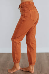 Drea Mica Joggers - Cinnamon