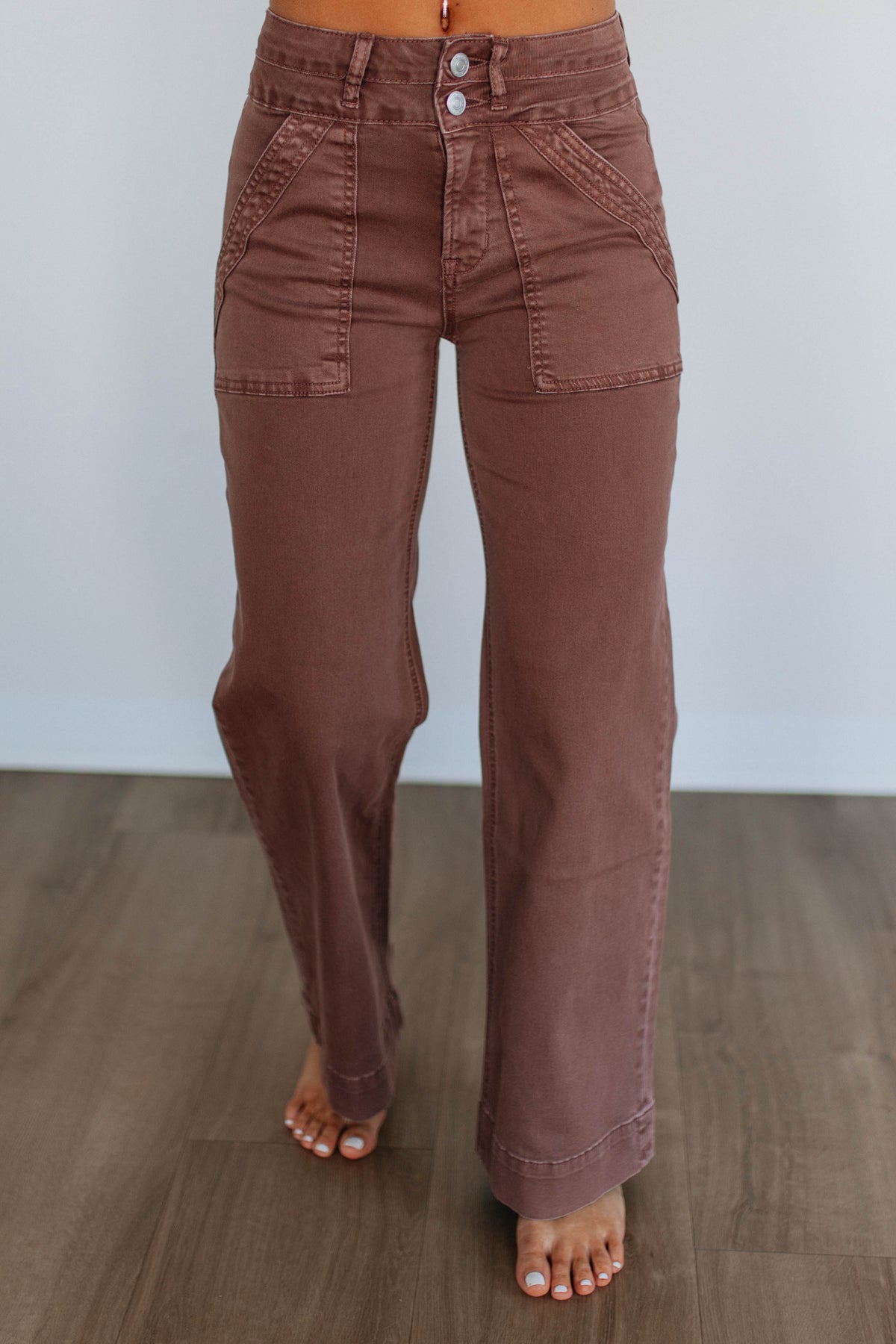 Bennett Mica Jeans - Cocoa