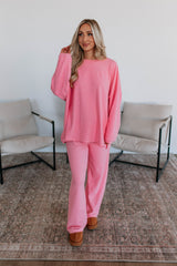 Cayla Striped Pants - Flamingo Mix