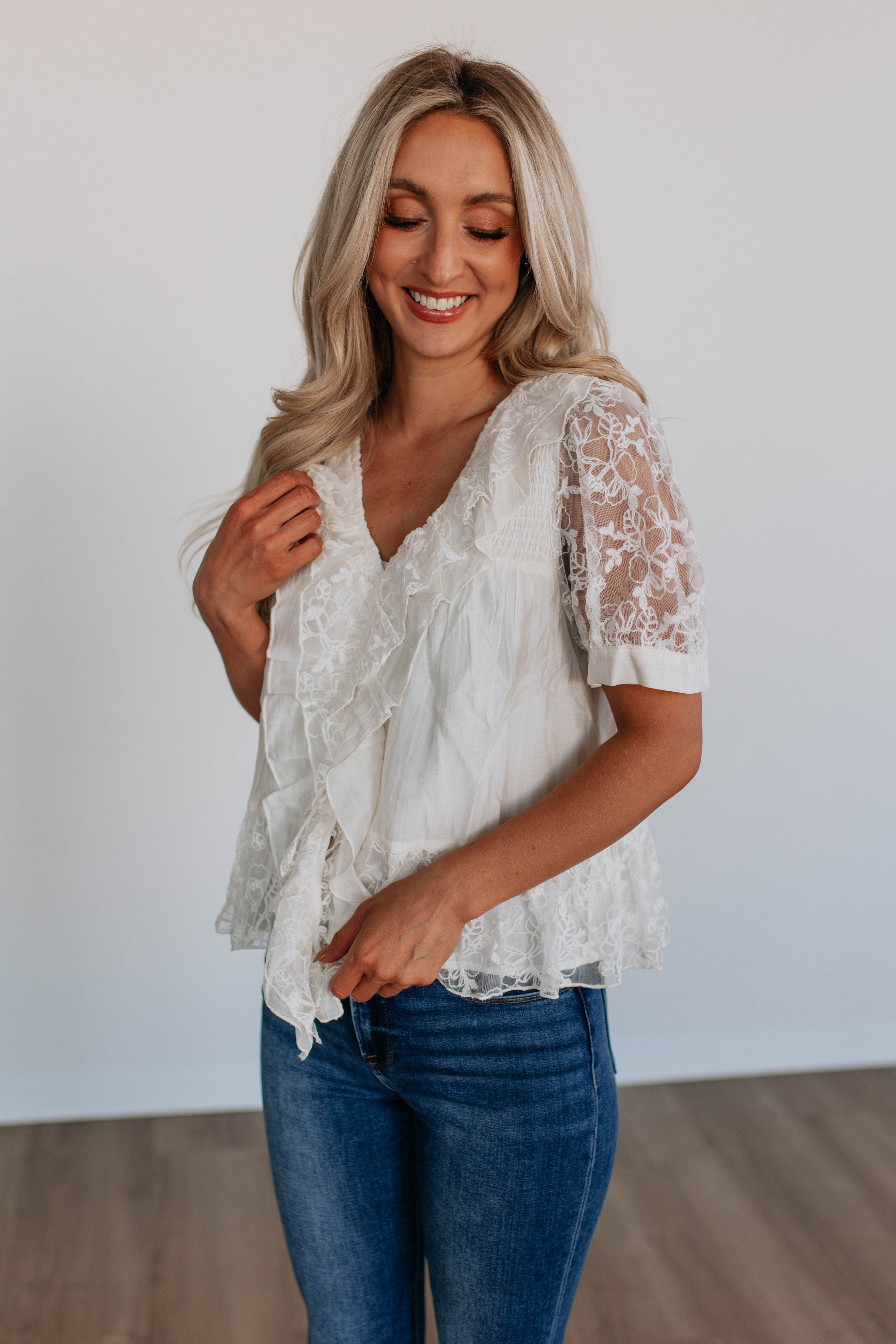 Marienne Peplum Blouse