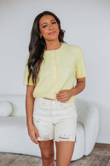 Denise Cardigan Top - Butter