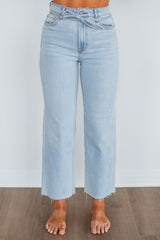 Ella Hidden Jeans - Light Wash