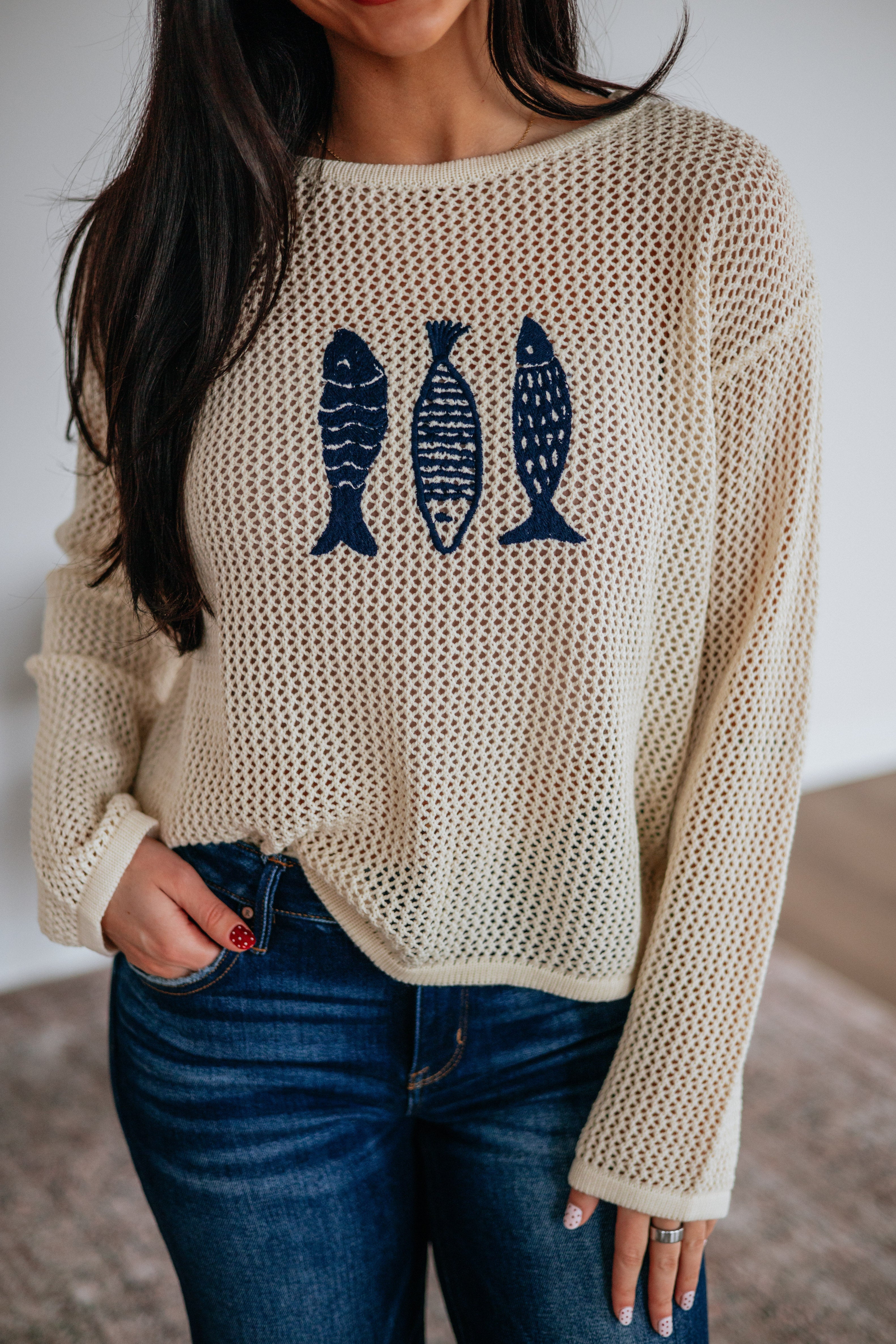 Coastal Catch Sweater