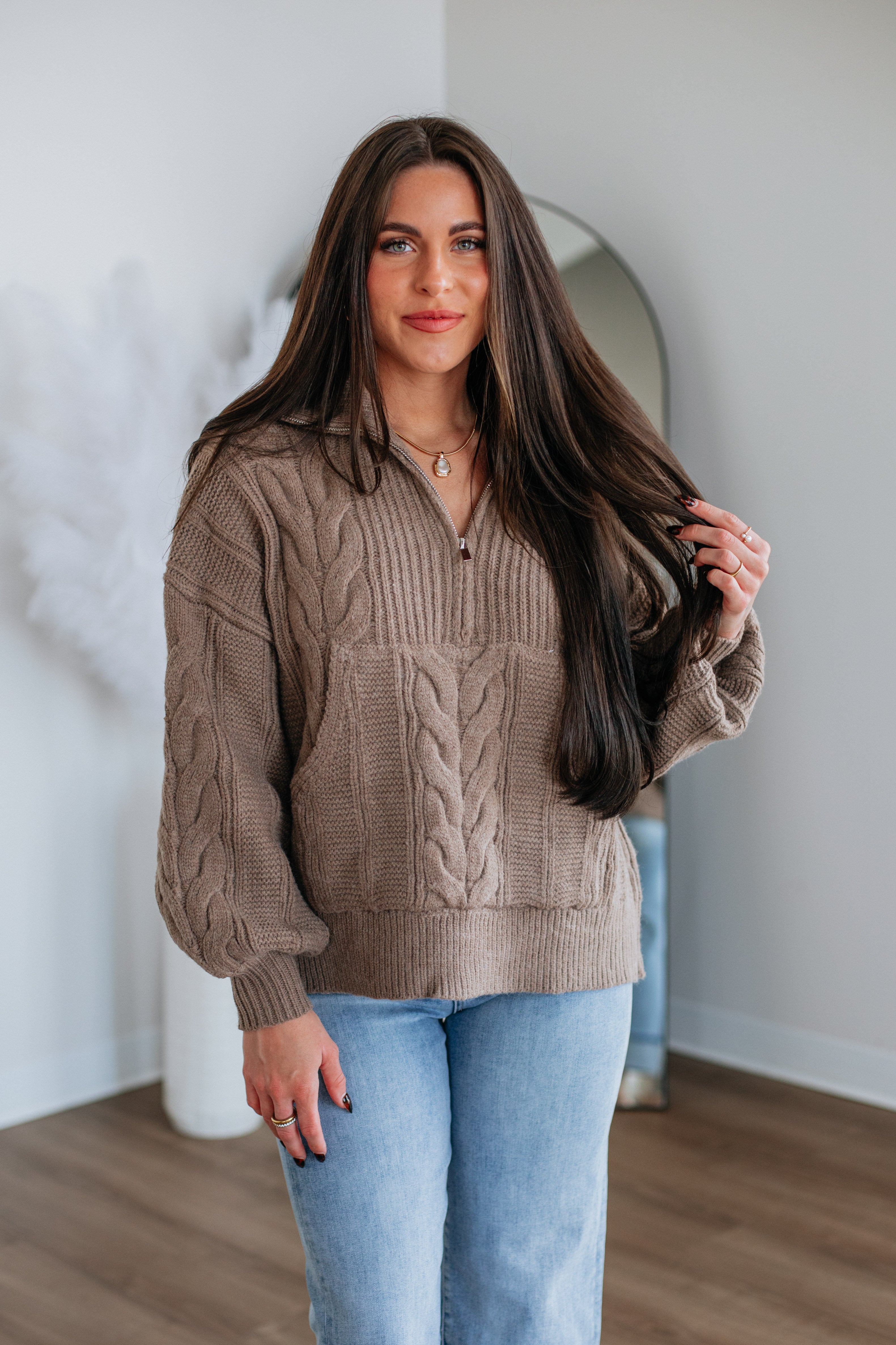 Clarke Cable Knit Sweater