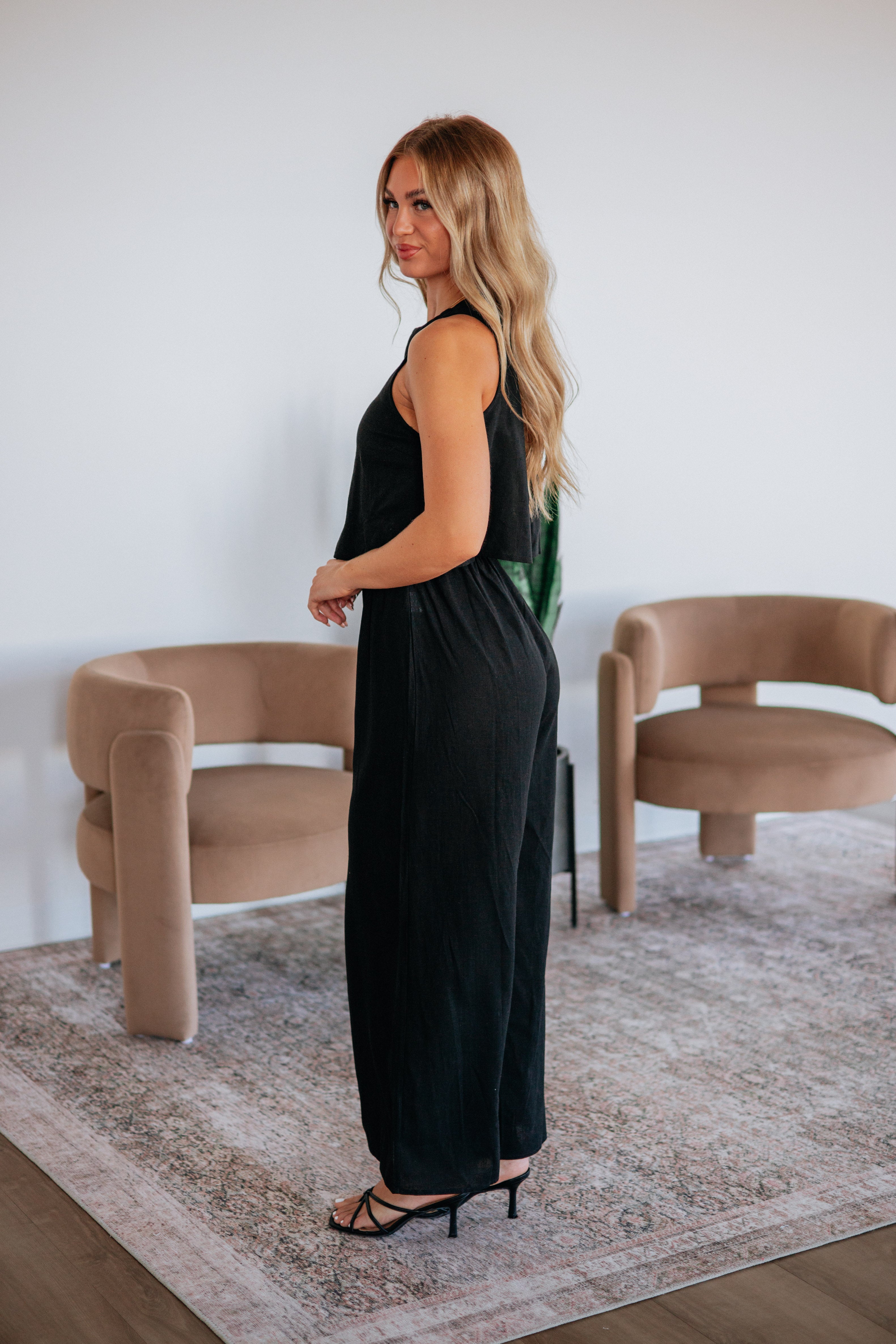 Candra Linen Jumpsuit