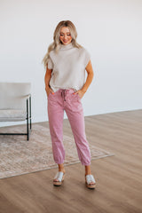 Drea Mica Joggers - Blush