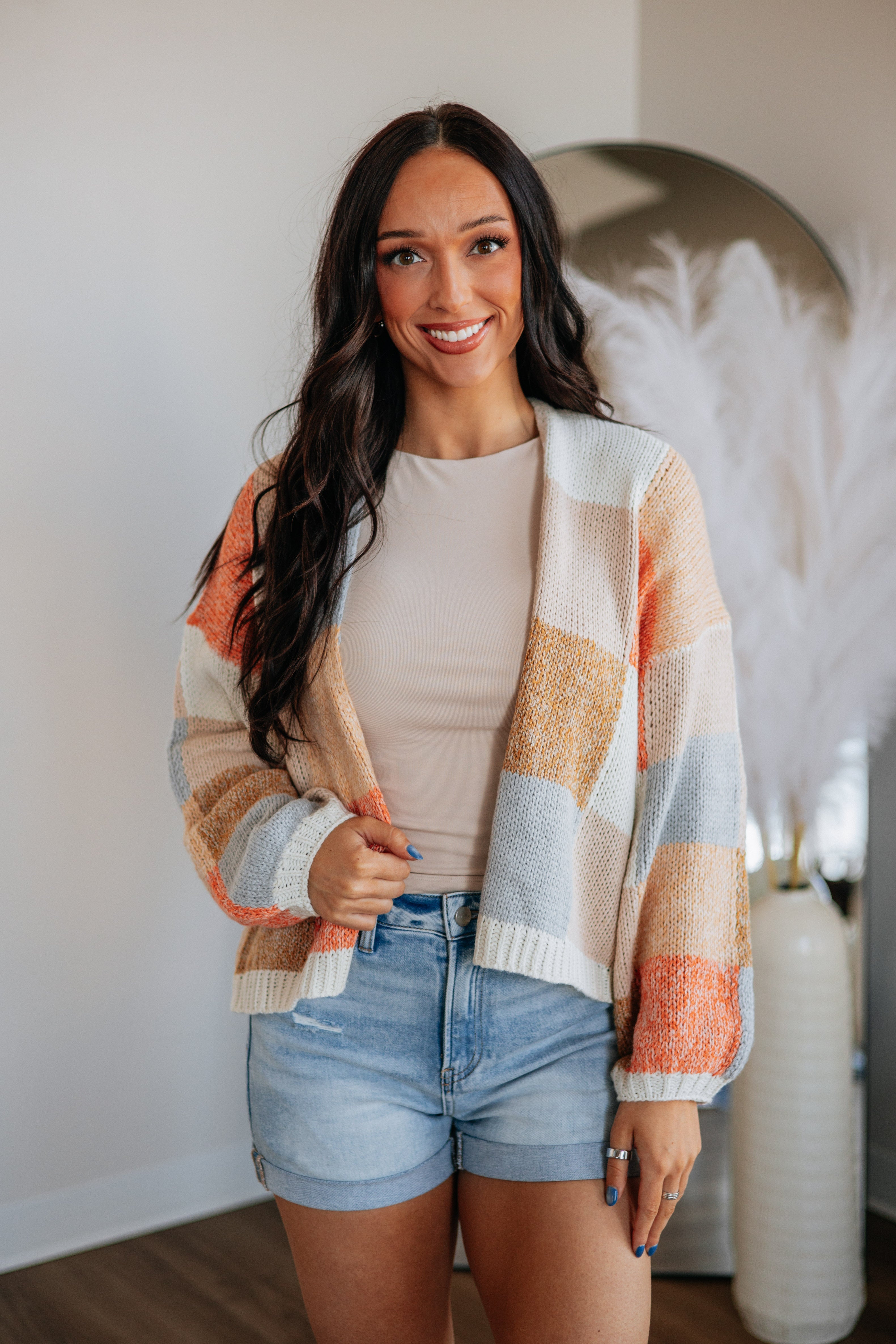 Reina Colorblock Cardigan