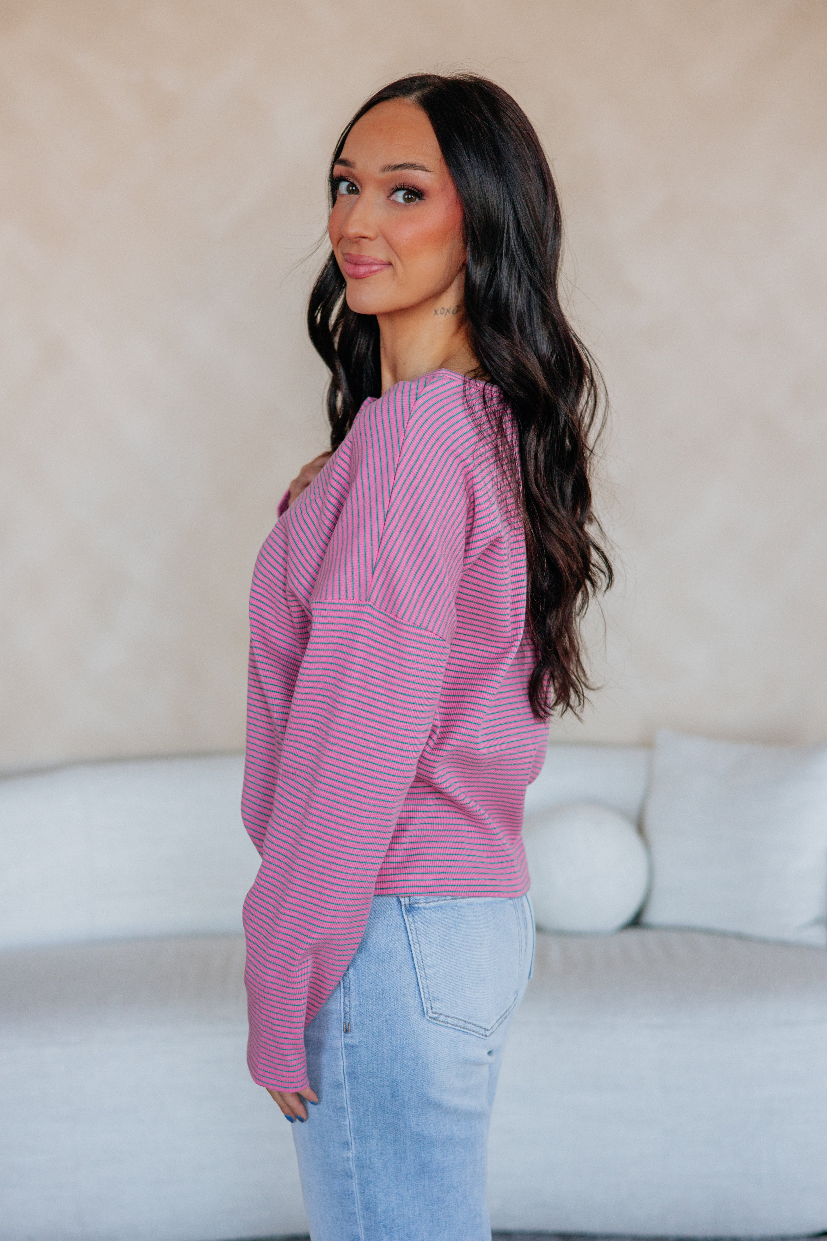 Kaitlyn Striped Top