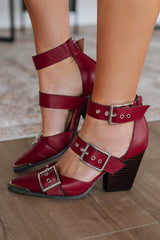 Proving My Point Heels - Wine